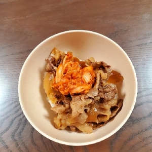 キムチ牛丼